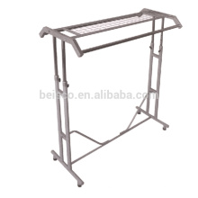 Estante del paño estilo multifuncional, tapa para rack de ropa, Perchero de metal